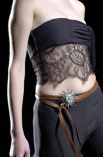 Valentino 2002 lace bustier