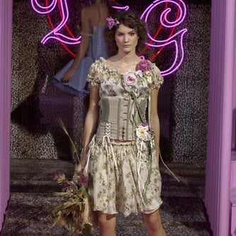 D&G 2004 Rare Tiger Corset - Runway