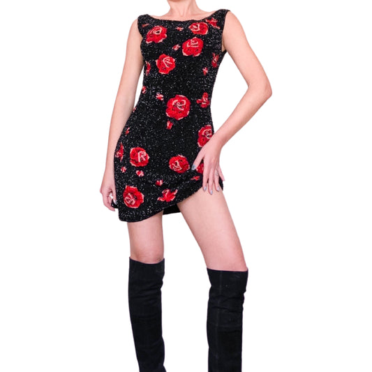 Blumarine F/W 1991 iconic beads dress