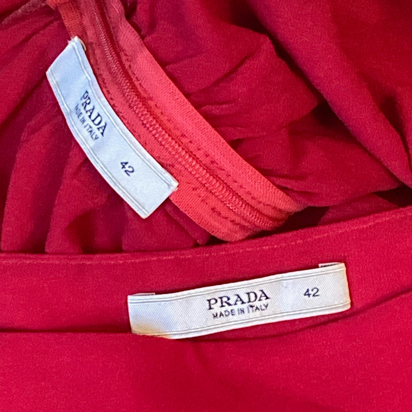 Prada 2000s femme fatale silk set