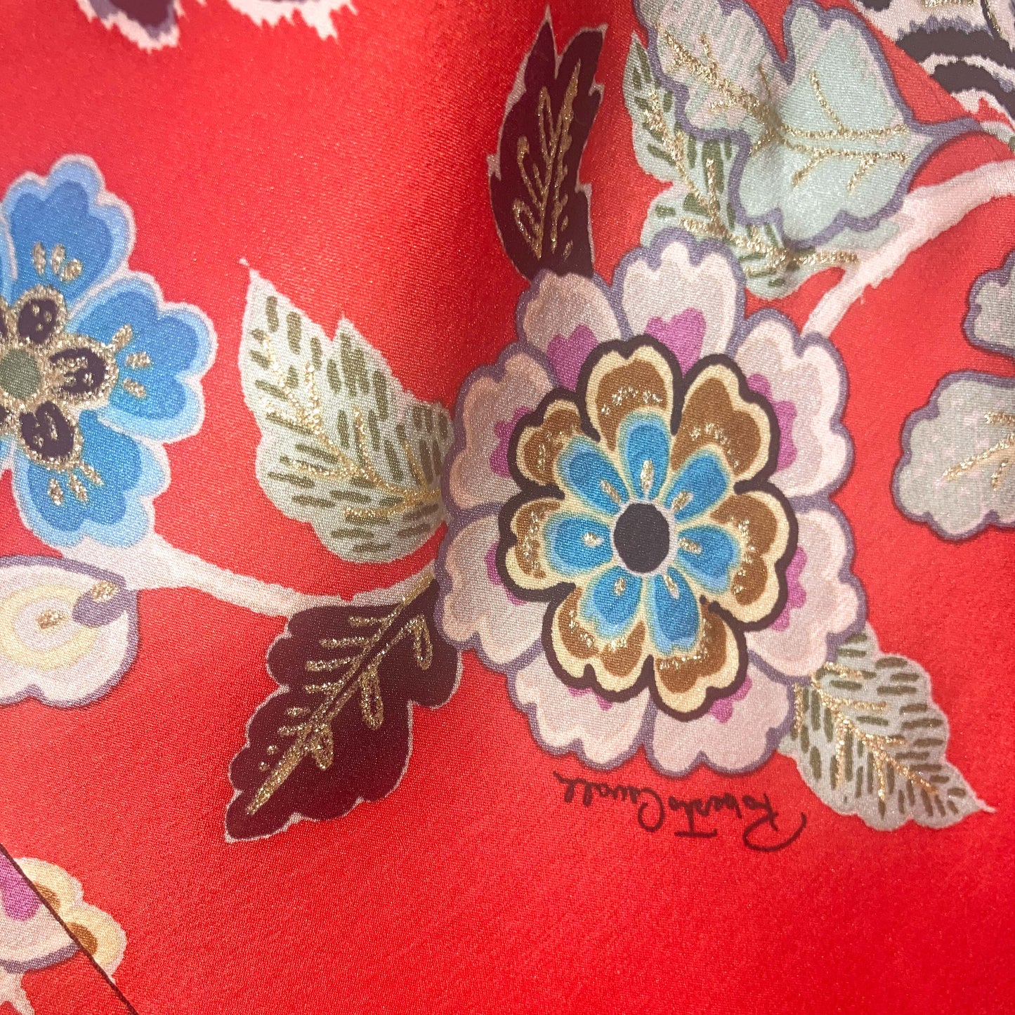 Roberto Cavalli S/S 2003 Chinoiserie silk Dress