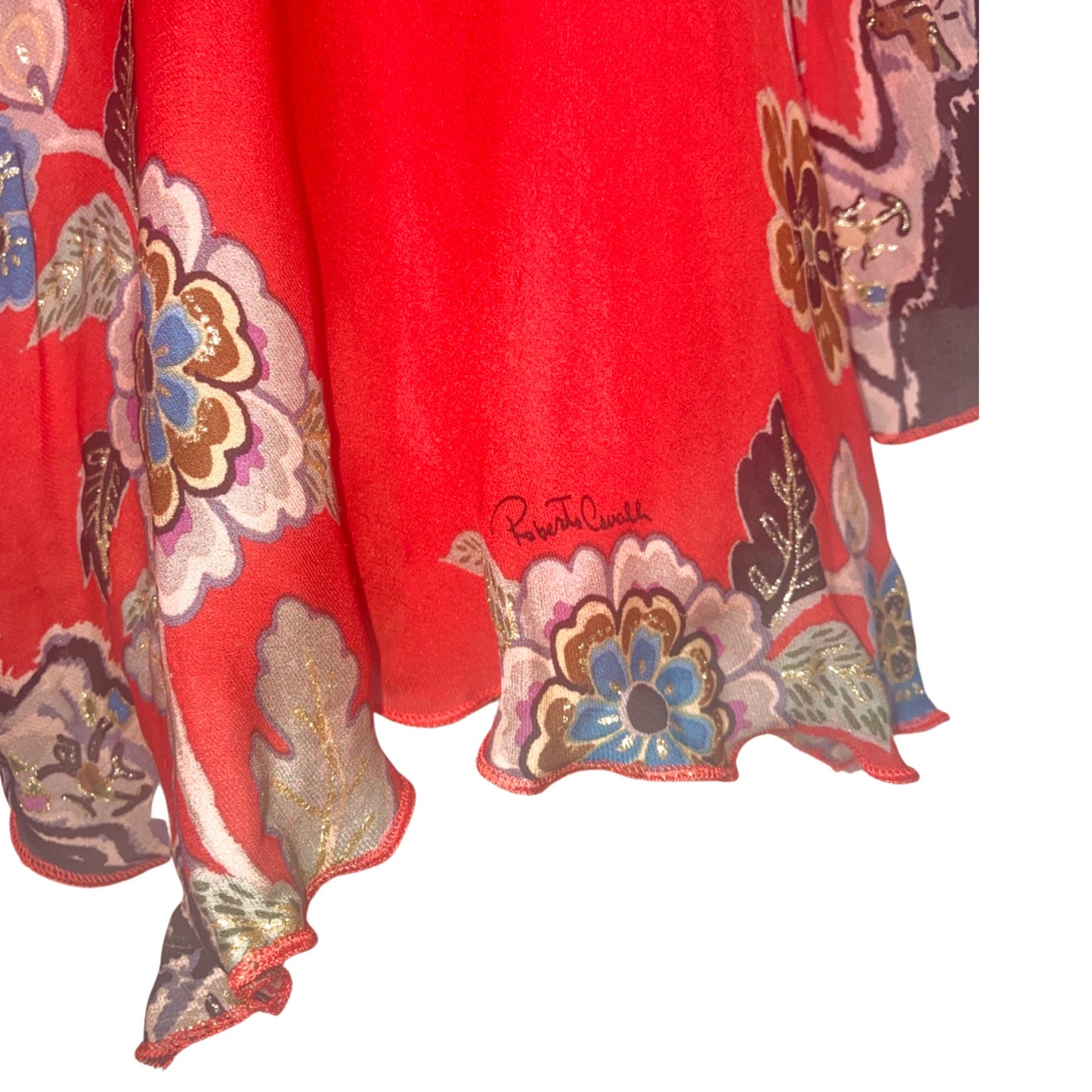 Roberto Cavalli S/S 2003 Chinoiserie silk Dress