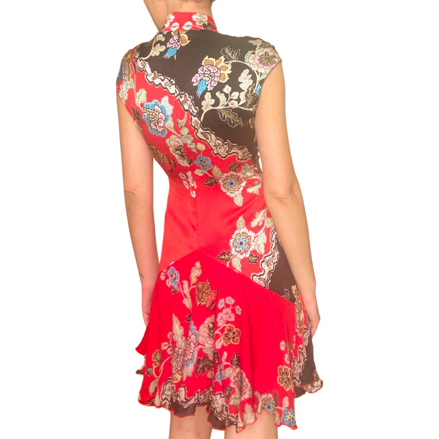 Roberto Cavalli S/S 2003 Chinoiserie silk Dress