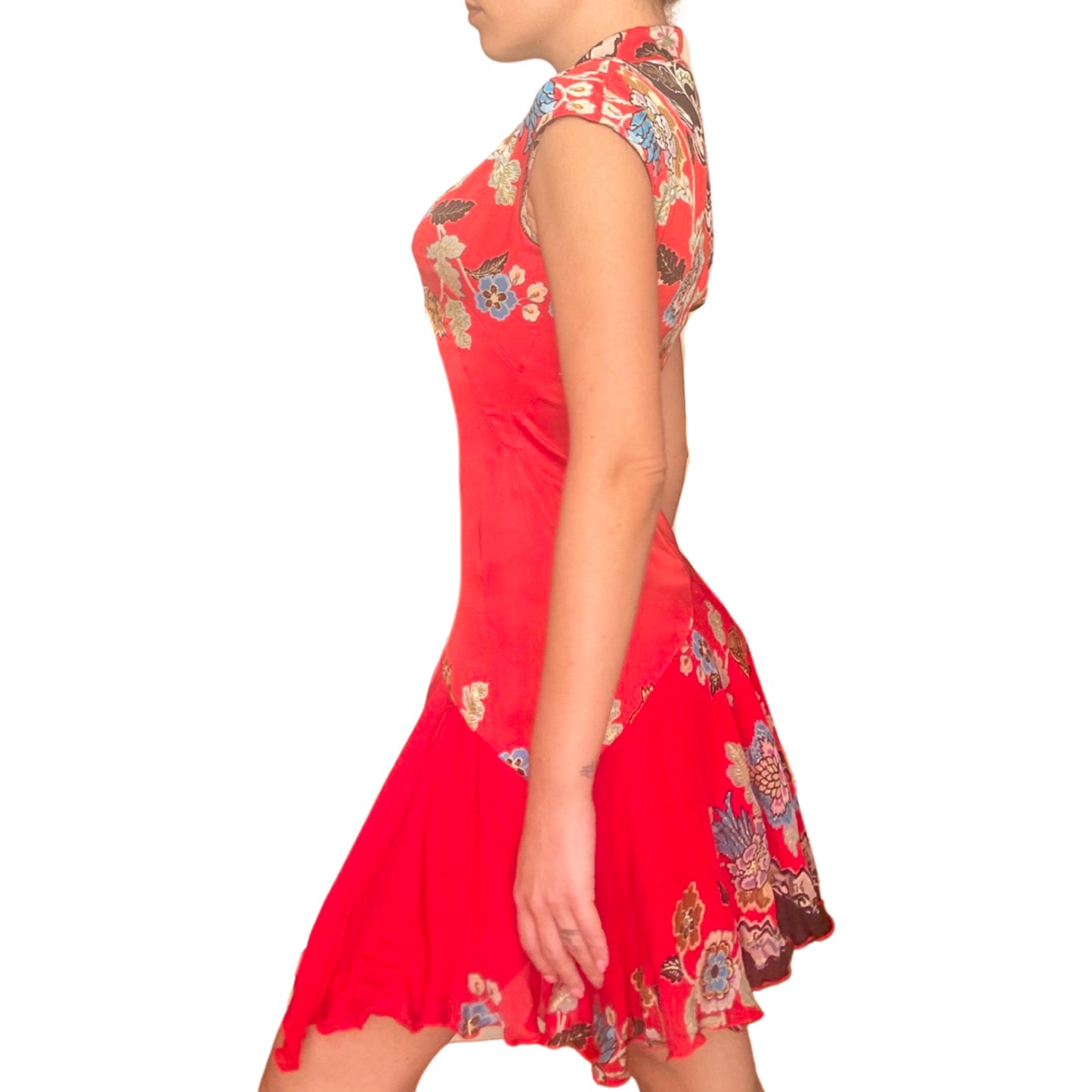 Roberto Cavalli S/S 2003 Chinoiserie silk Dress