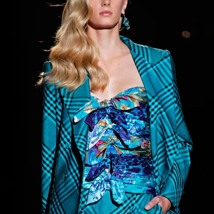 Salvatore Ferragamo 2012 Silk Bustier – Runway