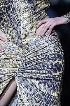 Roberto Cavalli 2003 silk set - runway