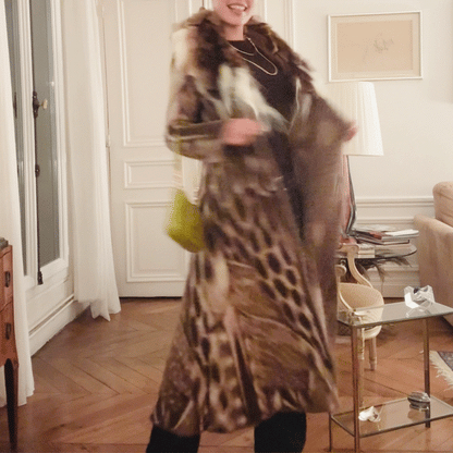 Roberto Cavalli 2001 iconic bohemian coat