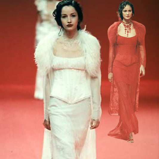 Lolita Lempicka 1998 milkmaid corset - runway