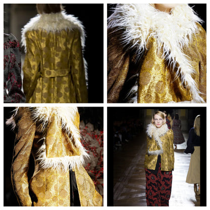 Dries Van Noten F/W 2015 golden skirt