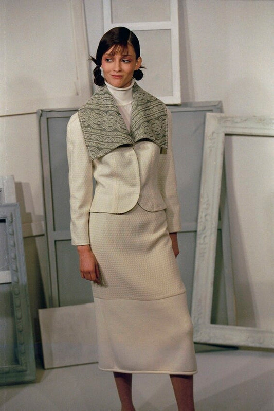 Christian Dior by Galliano F/W 1999 wool ensemble - runway