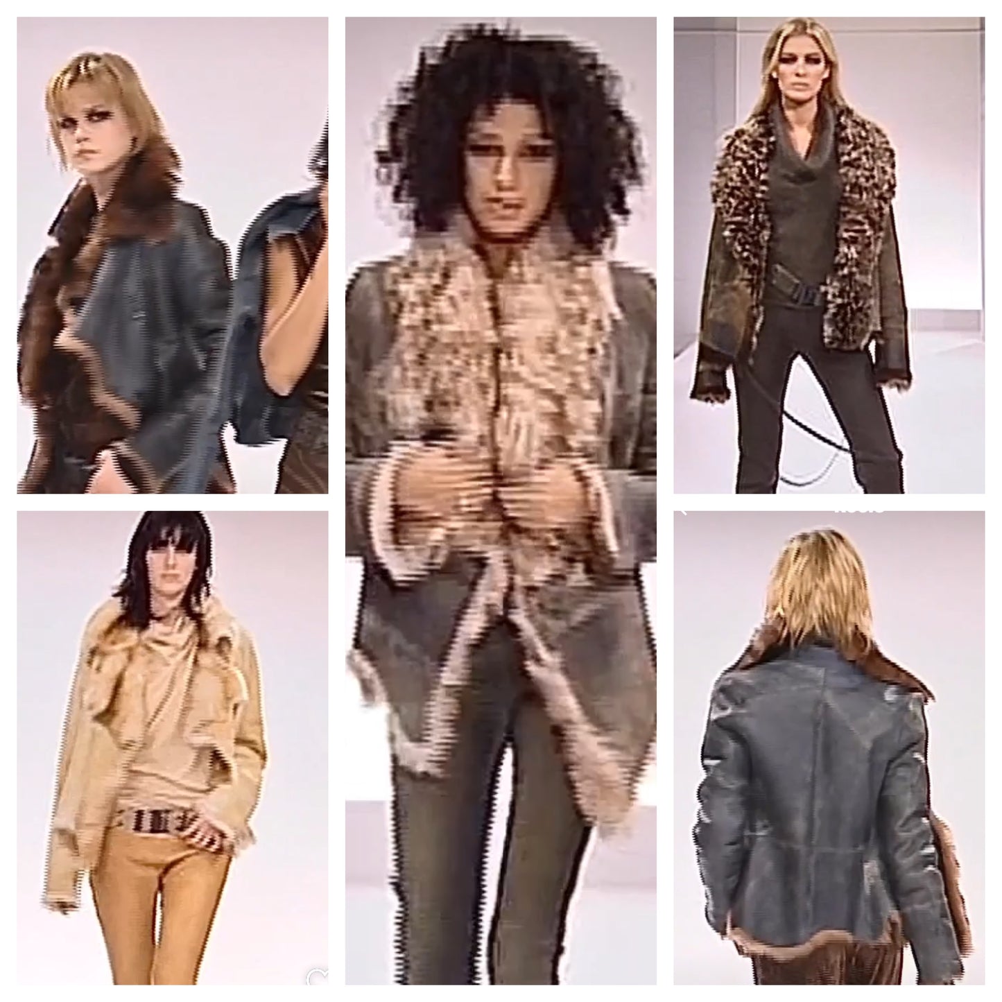 Plein Sud F/W 2003 shearling - runway