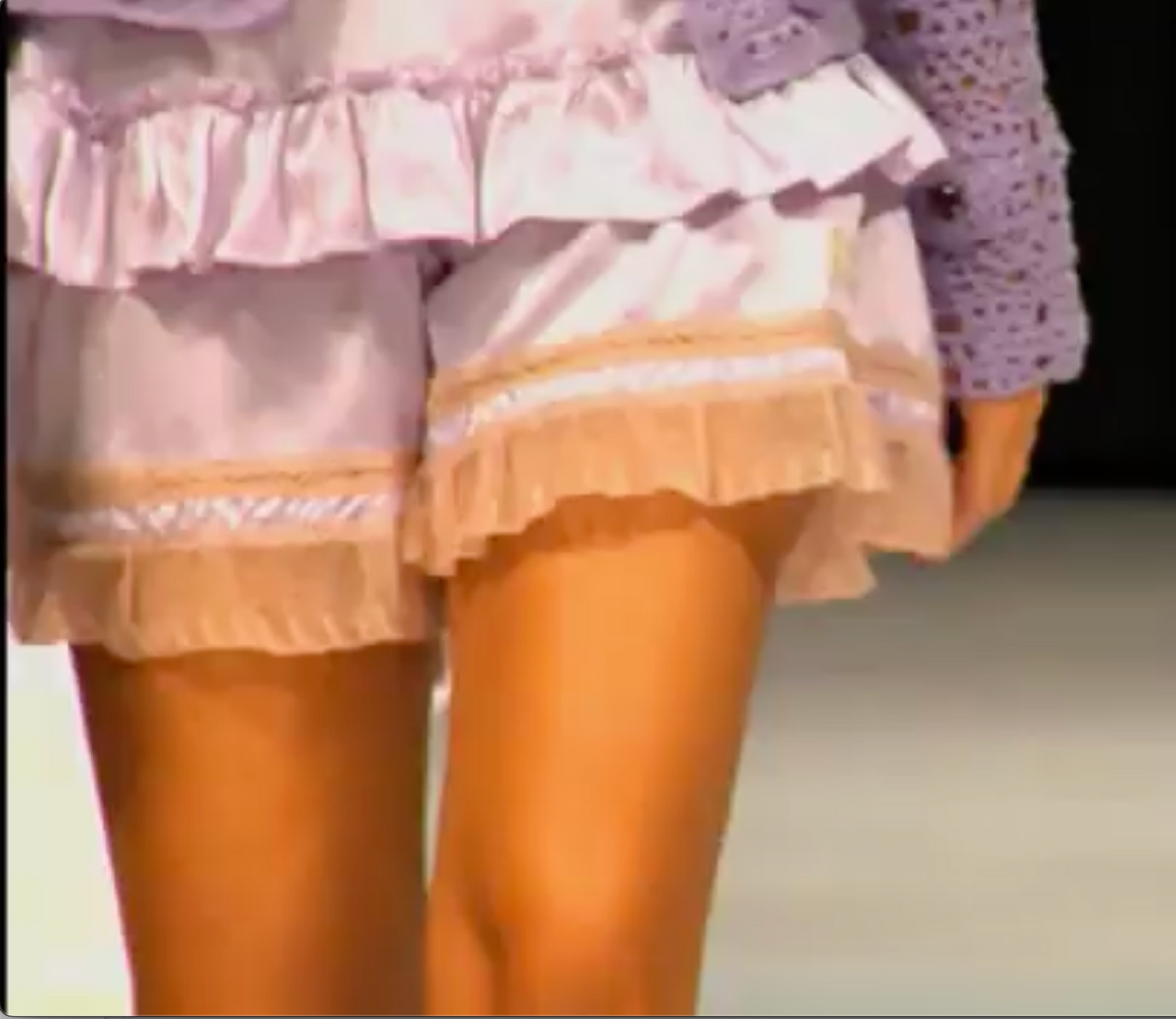 Odd Molly 2010 Caramel Lace Frill Short - Runway