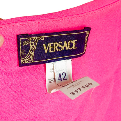 Versace S/S 2004 runway silk halter top