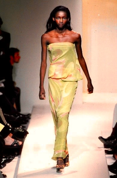 Iceberg S/S 1999 silk skirt - runway