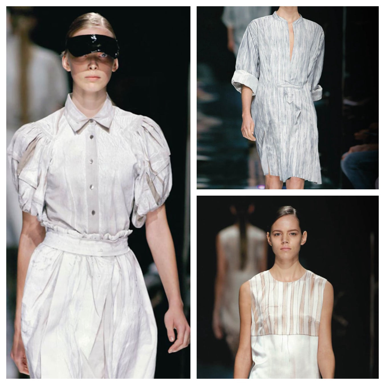 Prada 2006 silk button-up blouse - runway