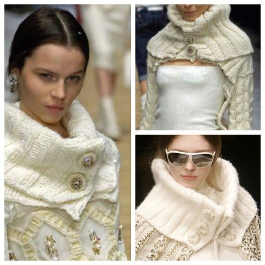 D&G 2006 wool neck warmer - runway