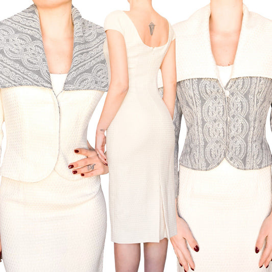 Christian Dior by Galliano F/W 1999 wool ensemble - runway