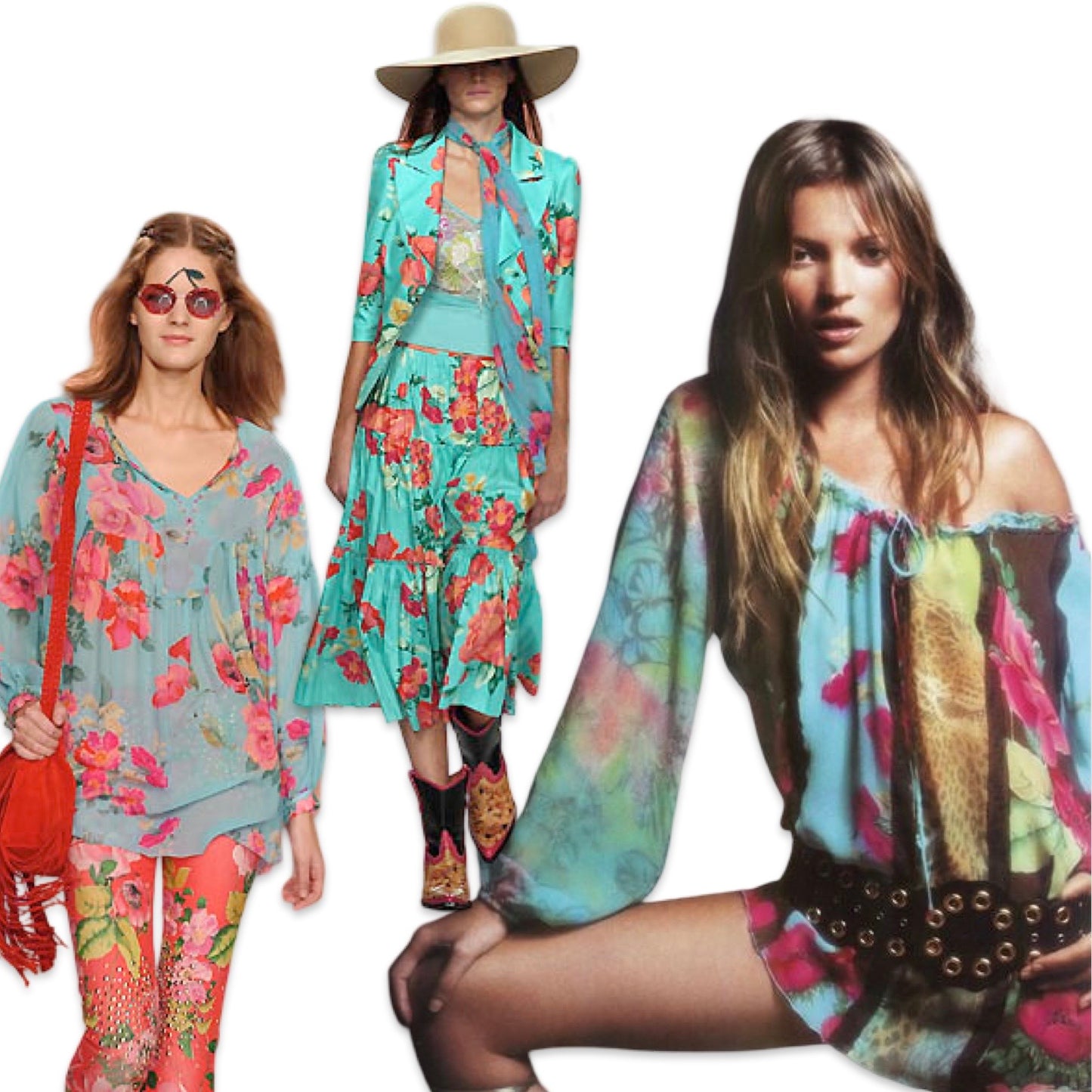 Blumarine 2002 tropical dress - documented