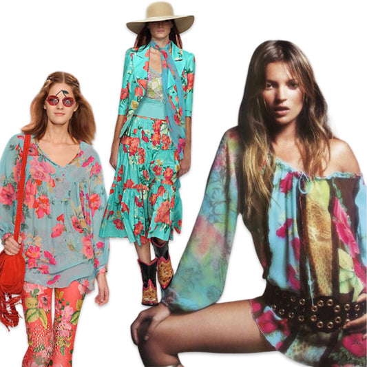 Blumarine 2002 tropical dress - documented