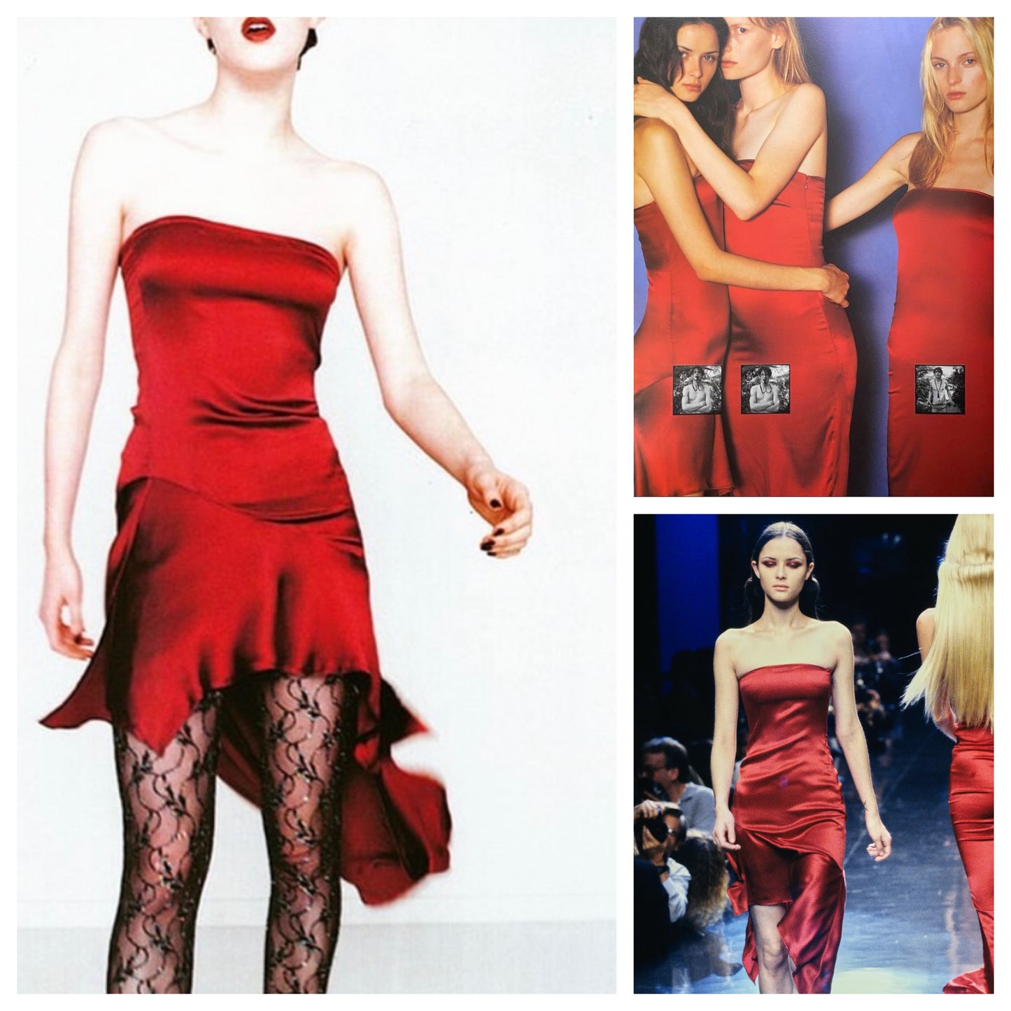 Versus 1997 iconic bustier dress - runway