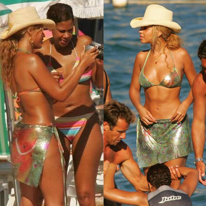 Italian 2004 Beyoncé Fav Chainmail Micro Sarong - Documented