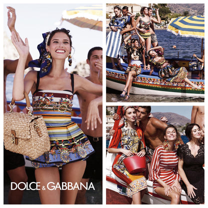 Dolce & Gabbana S/S 2013 silk corset dress - runway