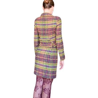 Alberta Ferretti F/W 2001 runway tartan wool set