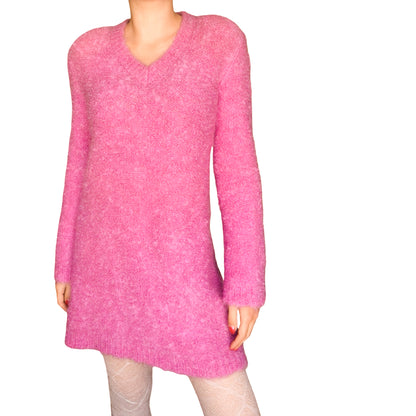 Anna Molinari 1996 mohair wool sweater dress – runway