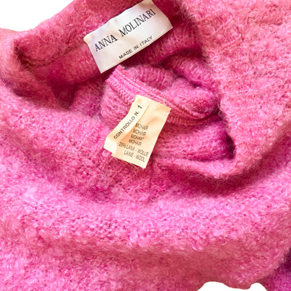 Anna Molinari 1996 mohair wool sweater dress – runway