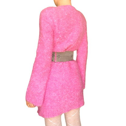 Anna Molinari 1996 mohair wool sweater dress – runway
