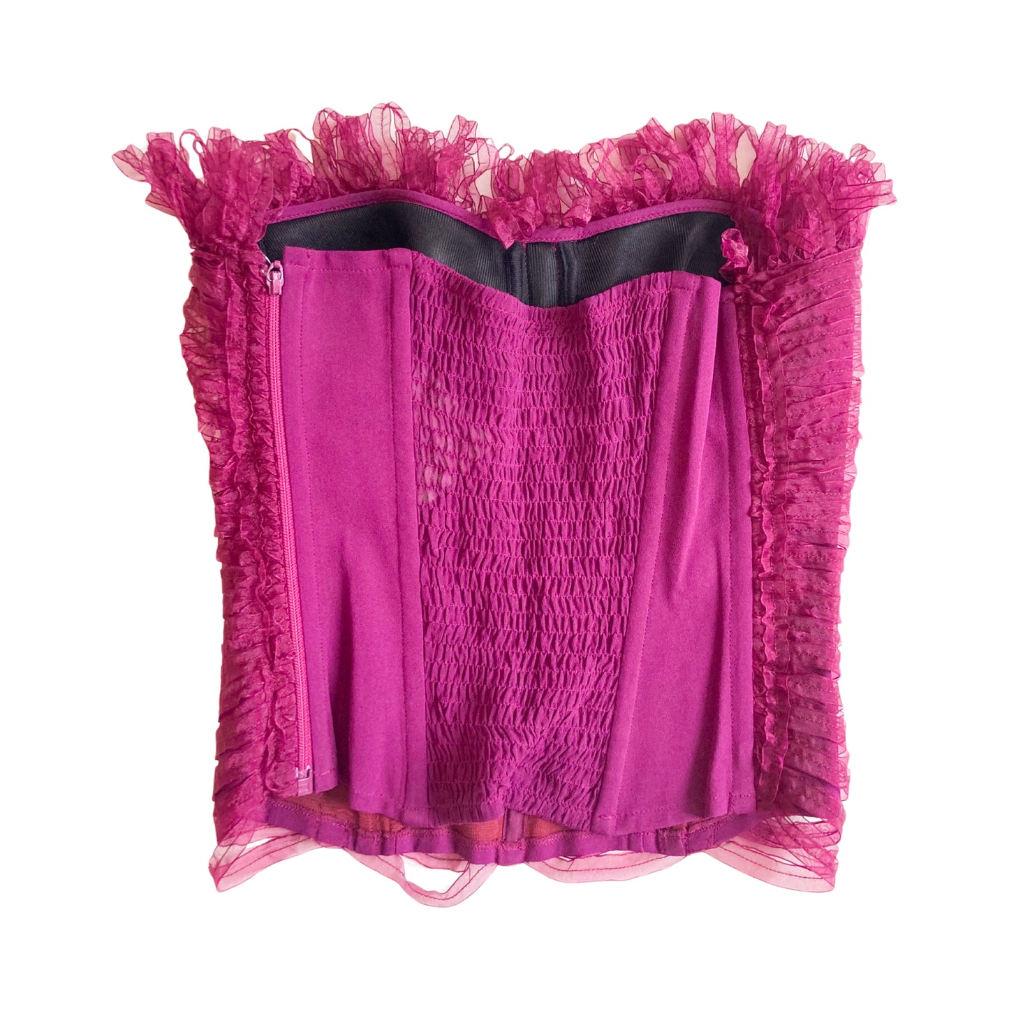 La Perla 2000's silk boned bustier