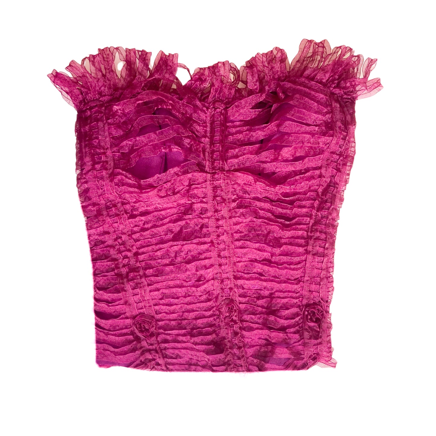 La Perla 2000's silk boned bustier