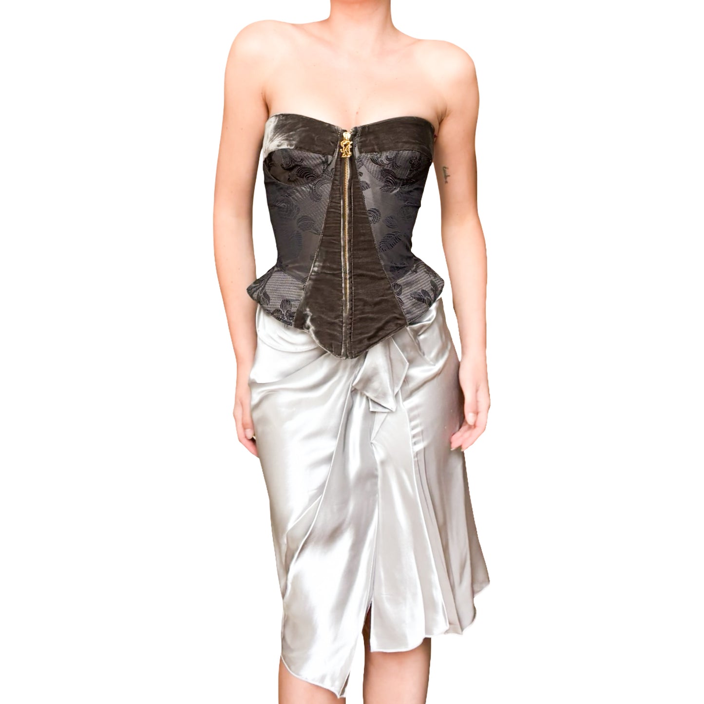 Christian Lacroix 1996 Velvet Corset