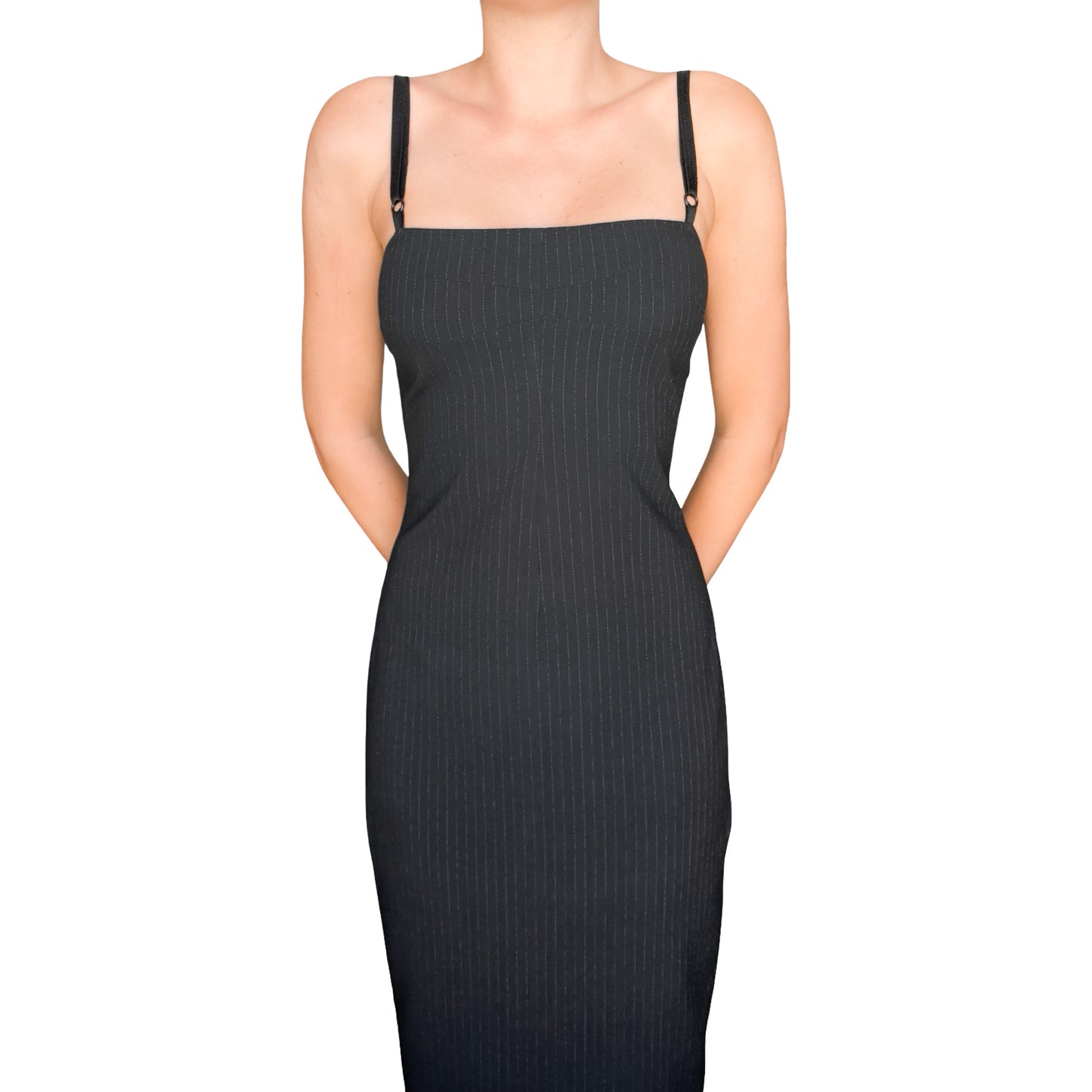 D&G Fall 1998 pinstripe formal dress