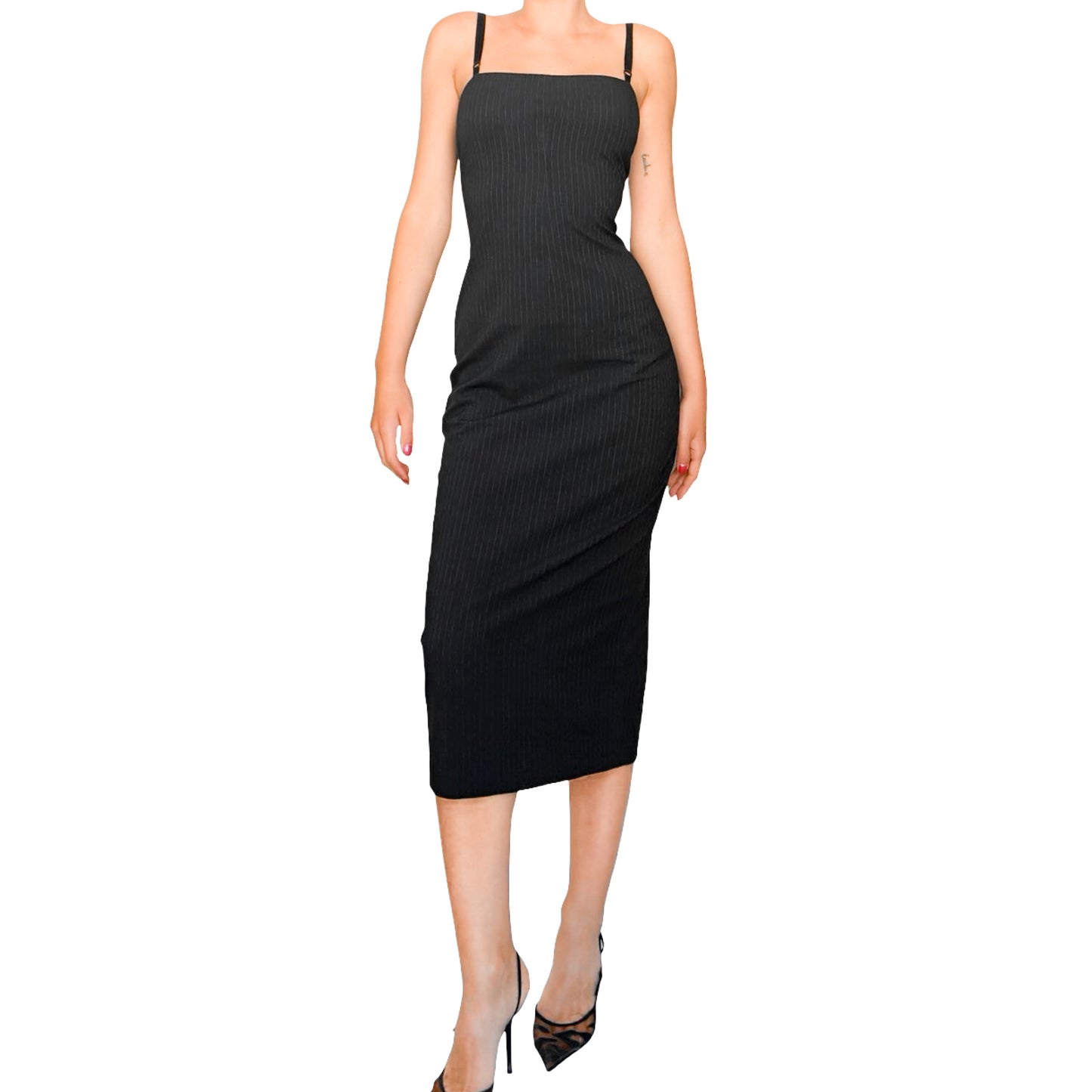 D&G Fall 1998 pinstripe formal dress