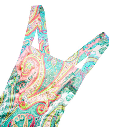 Dolce & Gabbana S/S 2004 paisley silk boned dress