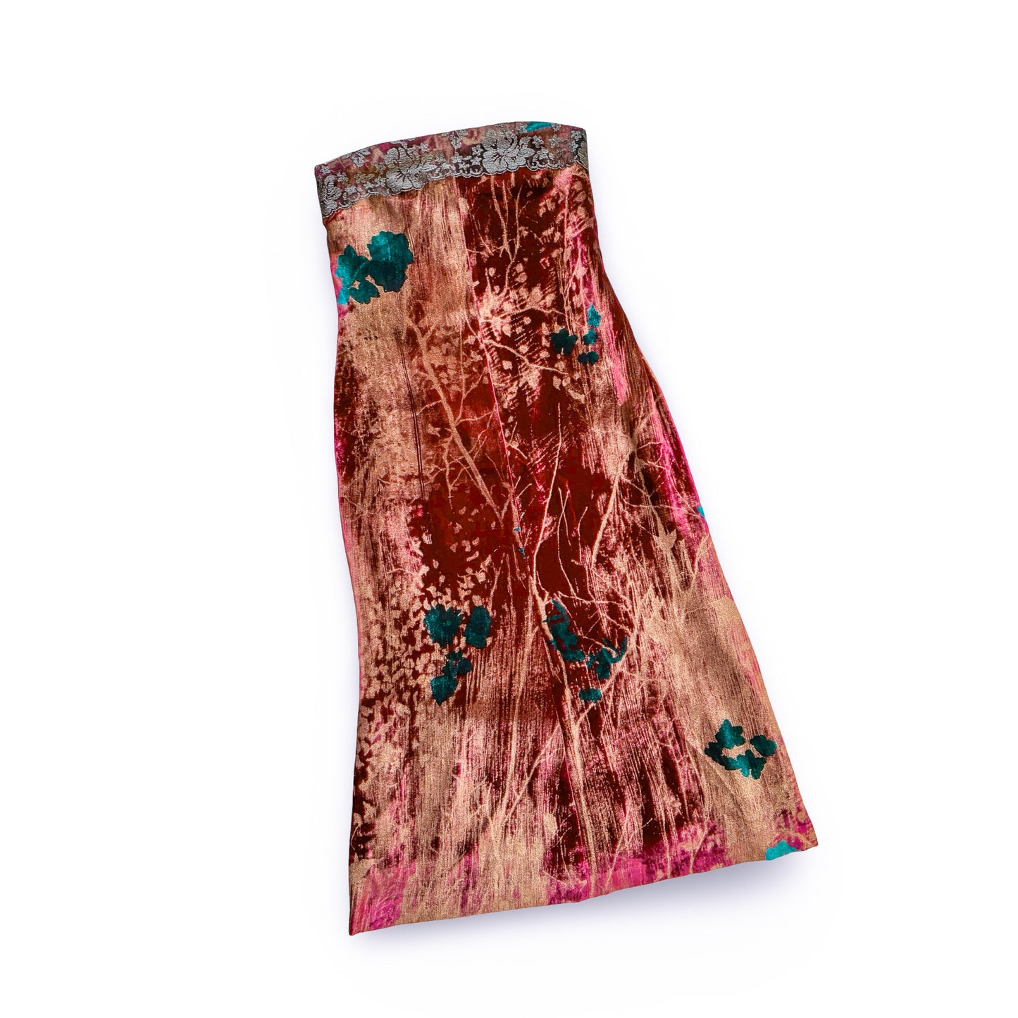 Emanuel Ungaro 1998 silk velvet bustier dress - documented