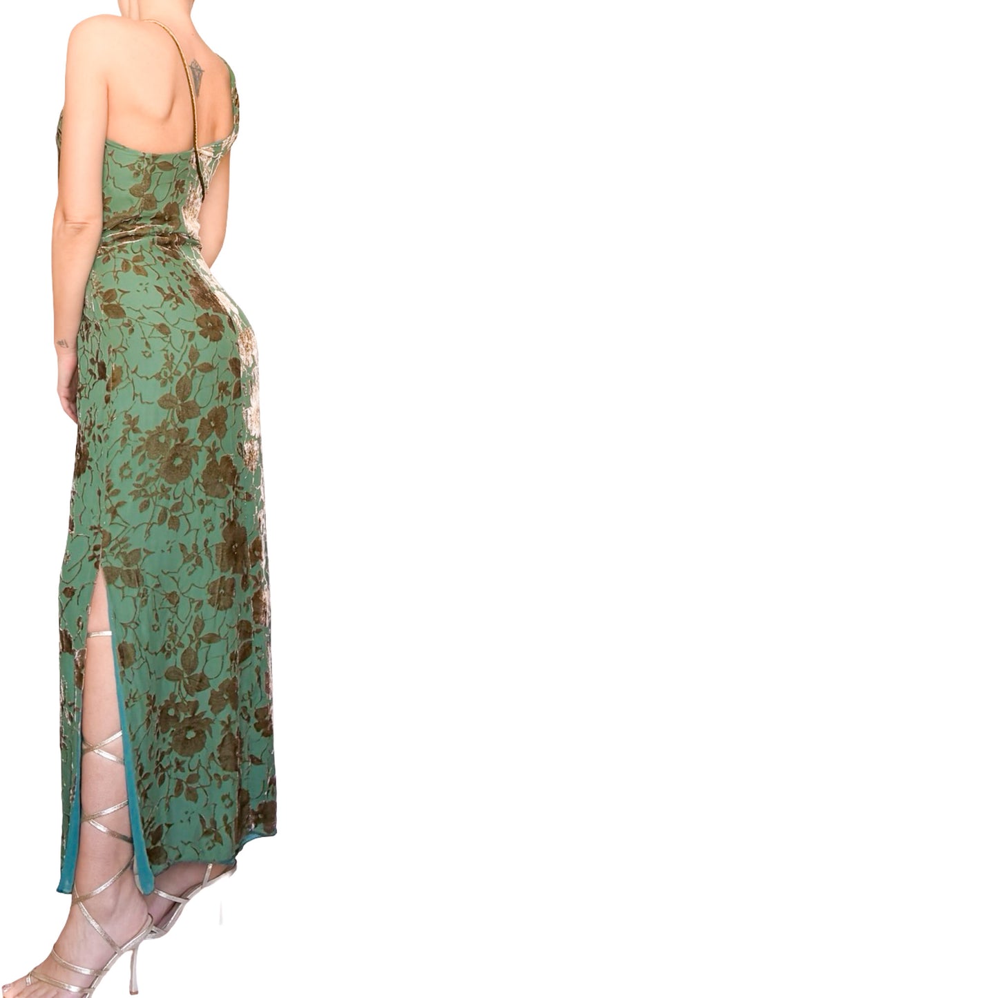 Emporio Armani 1998 emerald gown - runway