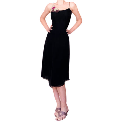 Emporio Armani S/S 2001 runway black dress