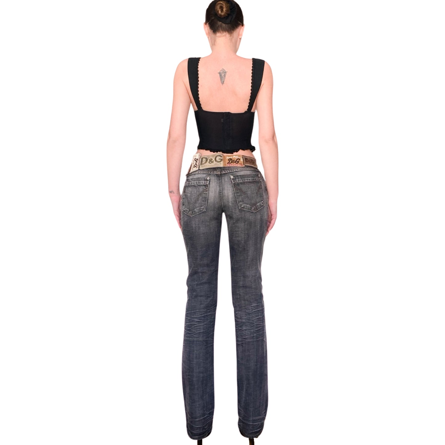 D&G 2000's labels denim pants