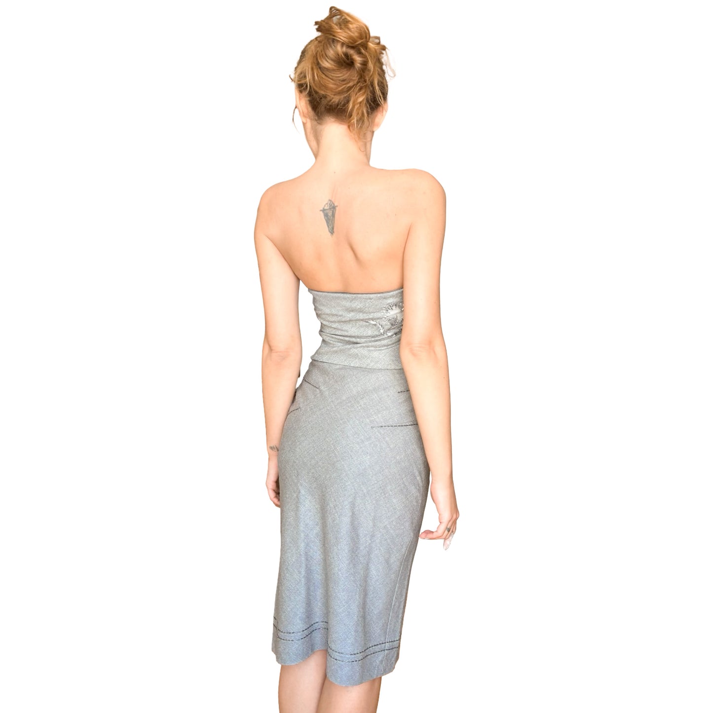 Iceberg 1998 wool embellished set - runway