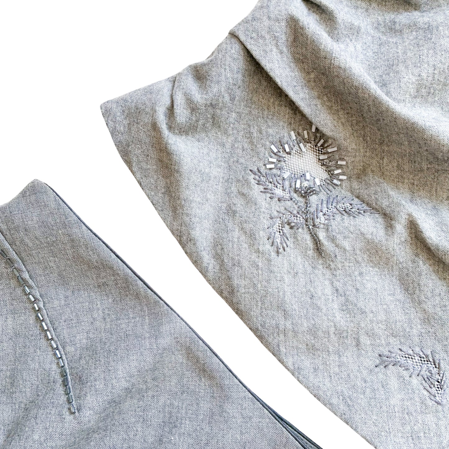 Iceberg 1998 wool embellished set - runway