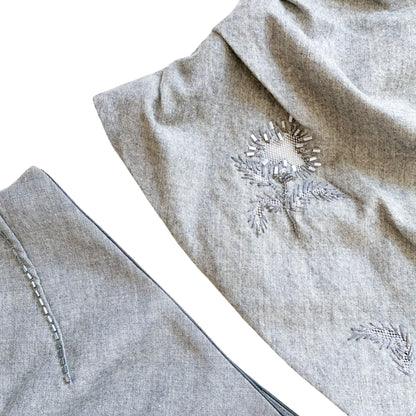 Iceberg 1998 wool embellished set - runway