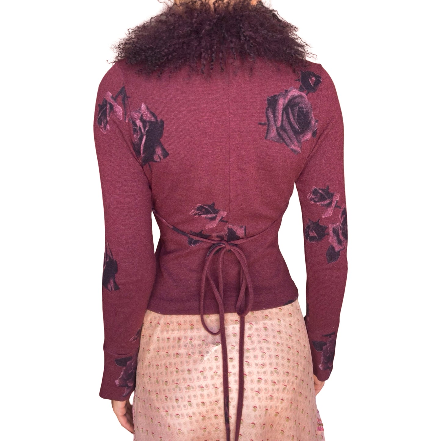 Italian Designer VTG Mongolian wool cardigan