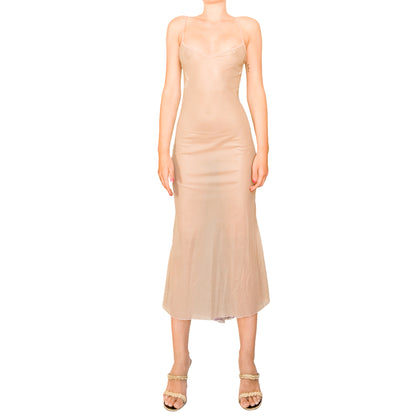 Italian Designer VTG Pompadour silk dress