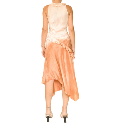 Italian VTG maxi silk ombré dress - dead stock