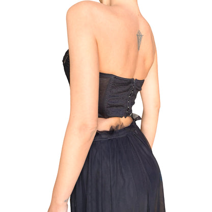 La Perla 1988 lace cotton bustier - campaign