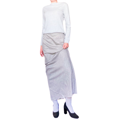 Miu Miu F/W 1997 woolen maxi skirt