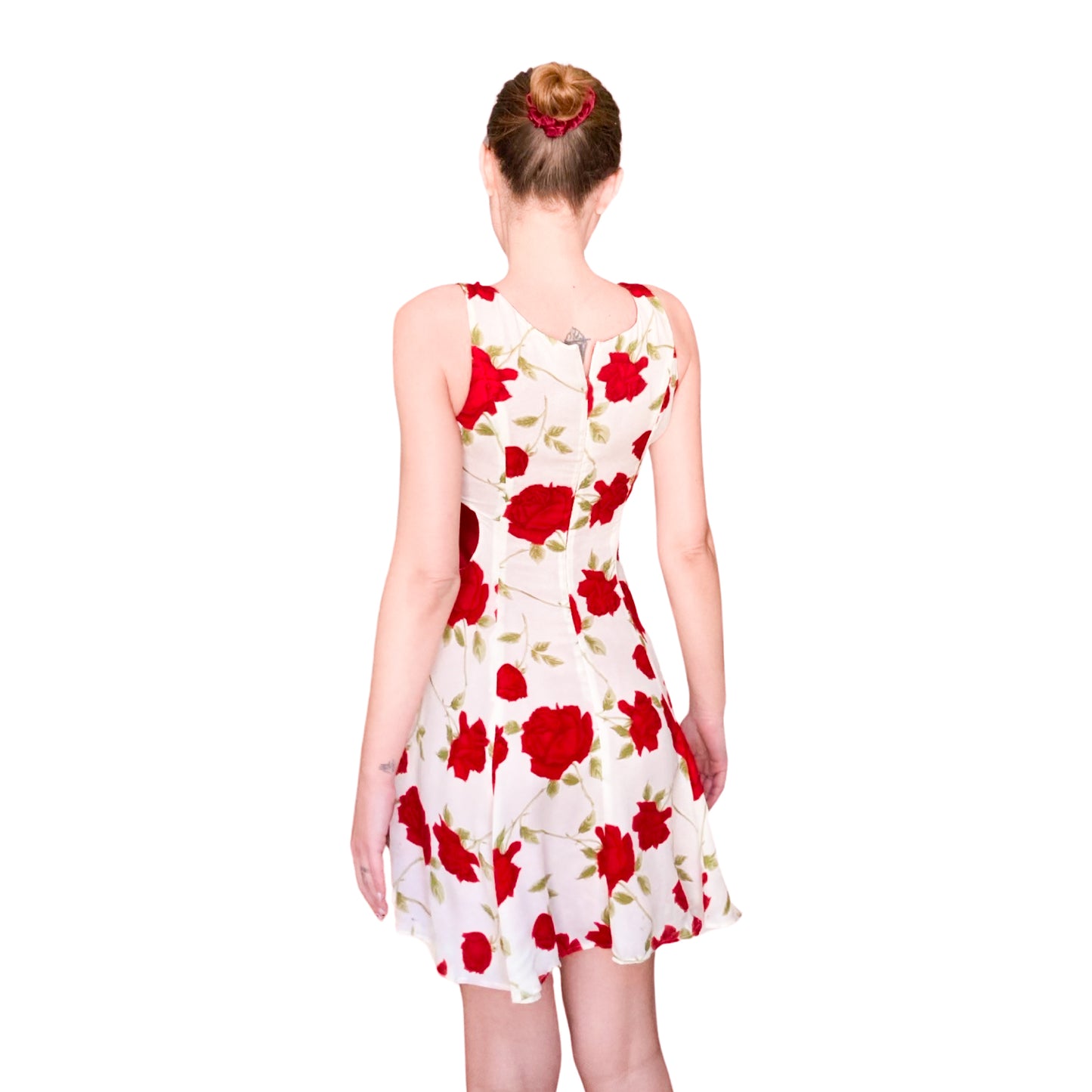 Moschino S/S 1996 romantic hearts dress