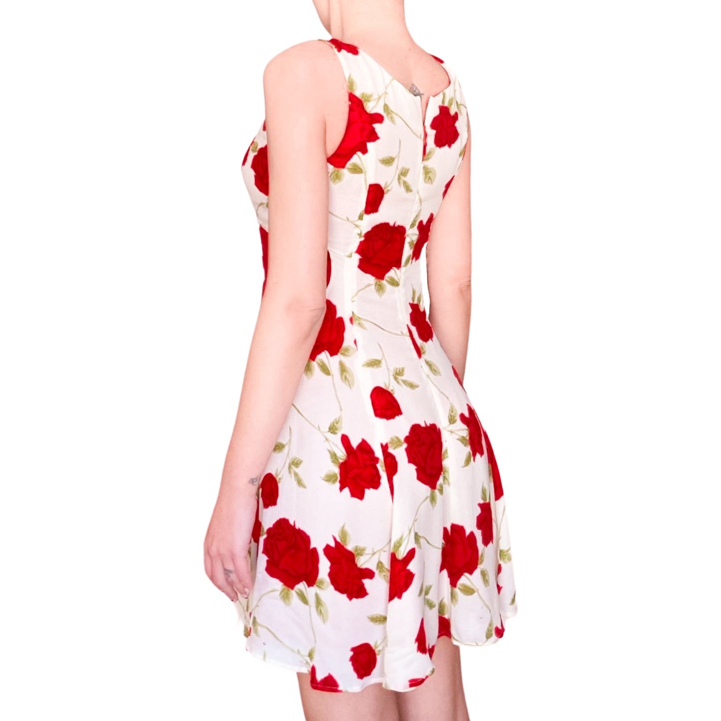 Moschino S/S 1996 romantic hearts dress